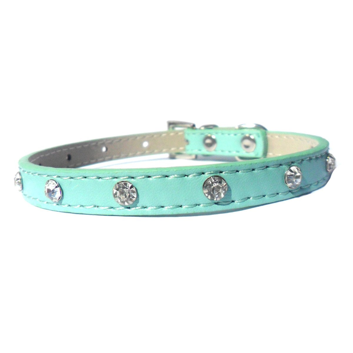 Baby Diamante Collar - Blue-2