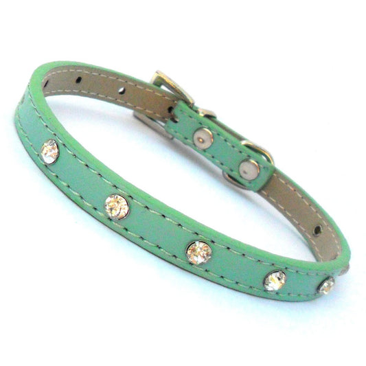 Baby Diamante Collar - Blue-0