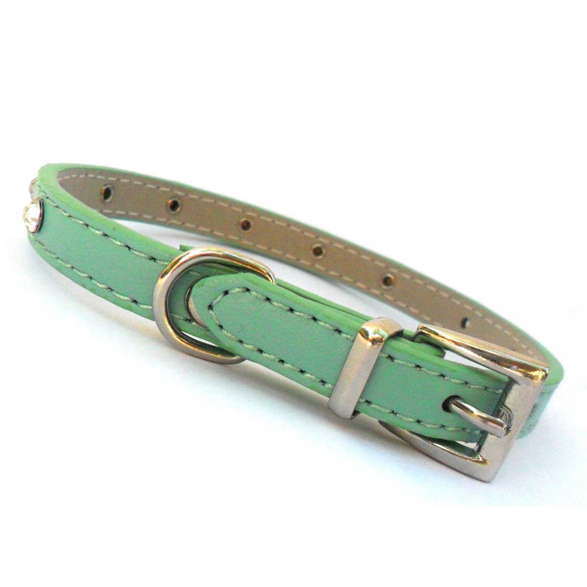 Baby Diamante Collar - Blue-1