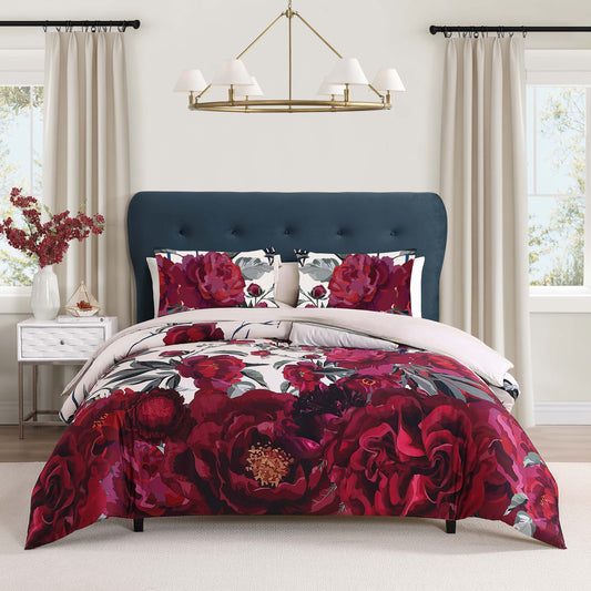 Bebejan Zinnia 3 Piece Reversible Comforter Set-0