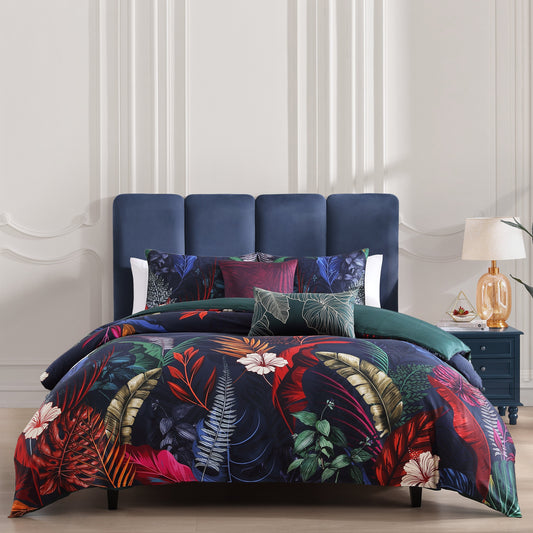 Bebejan Paradise 5 Piece Reversible Comforter Set-0