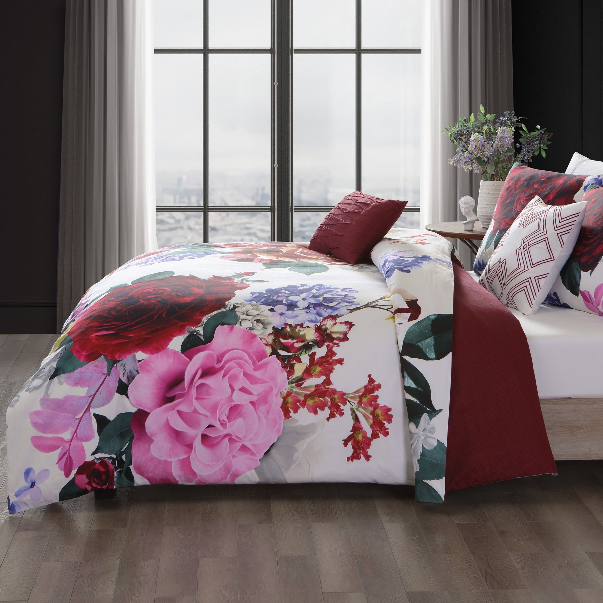 Bebejan Scarlet 5 Piece Reversible Comforter Set-2