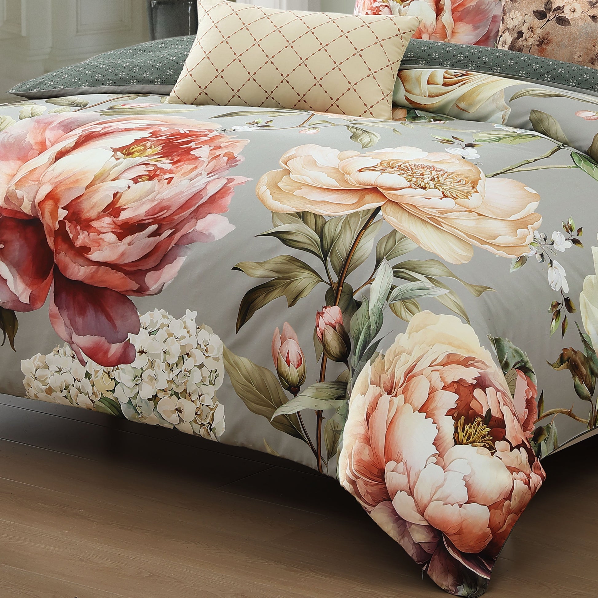 Bebejan Whispering Willows 5 Piece Reversible Comforter Set-4