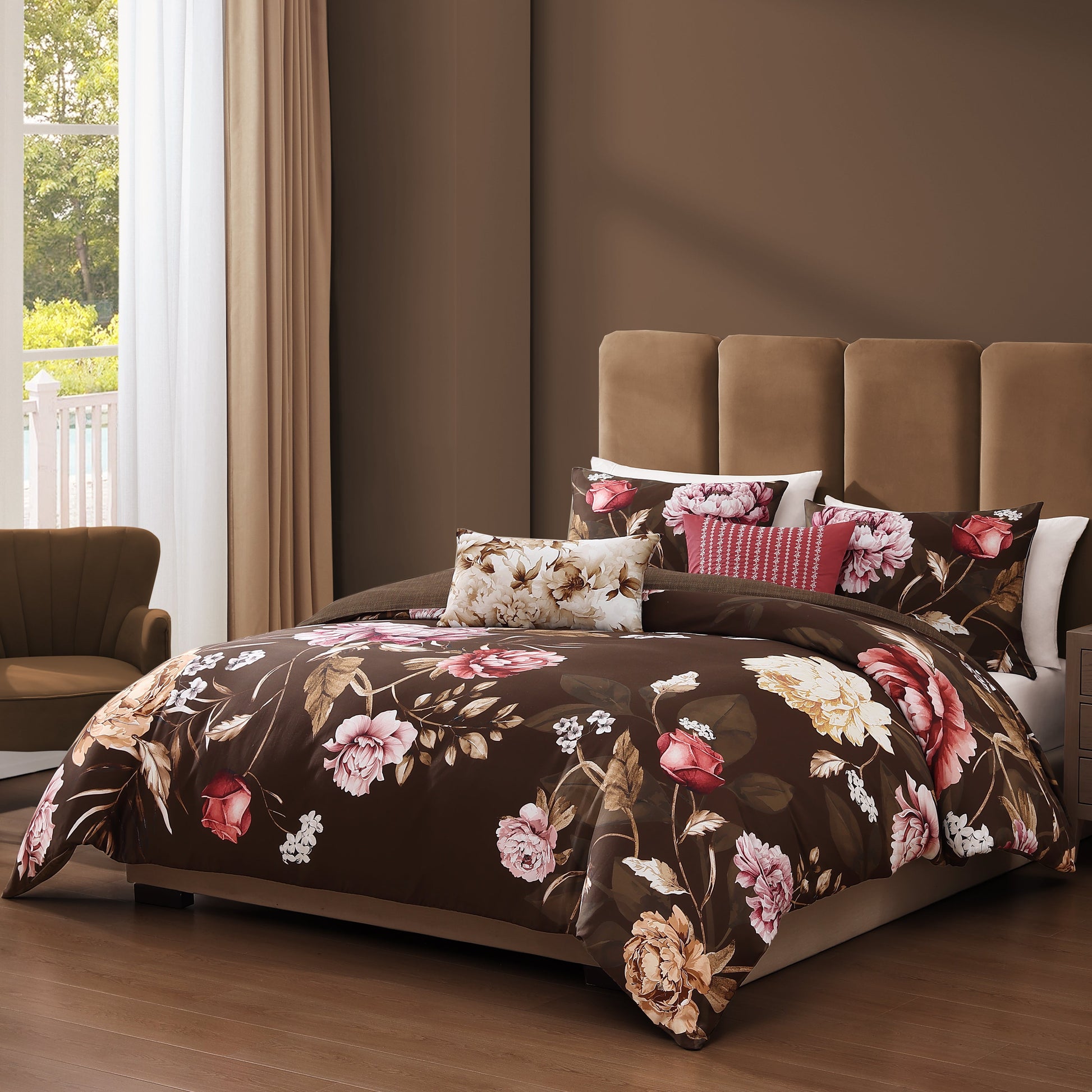 Bebejan Coco 5 Piece Reversible Comforter Set-1