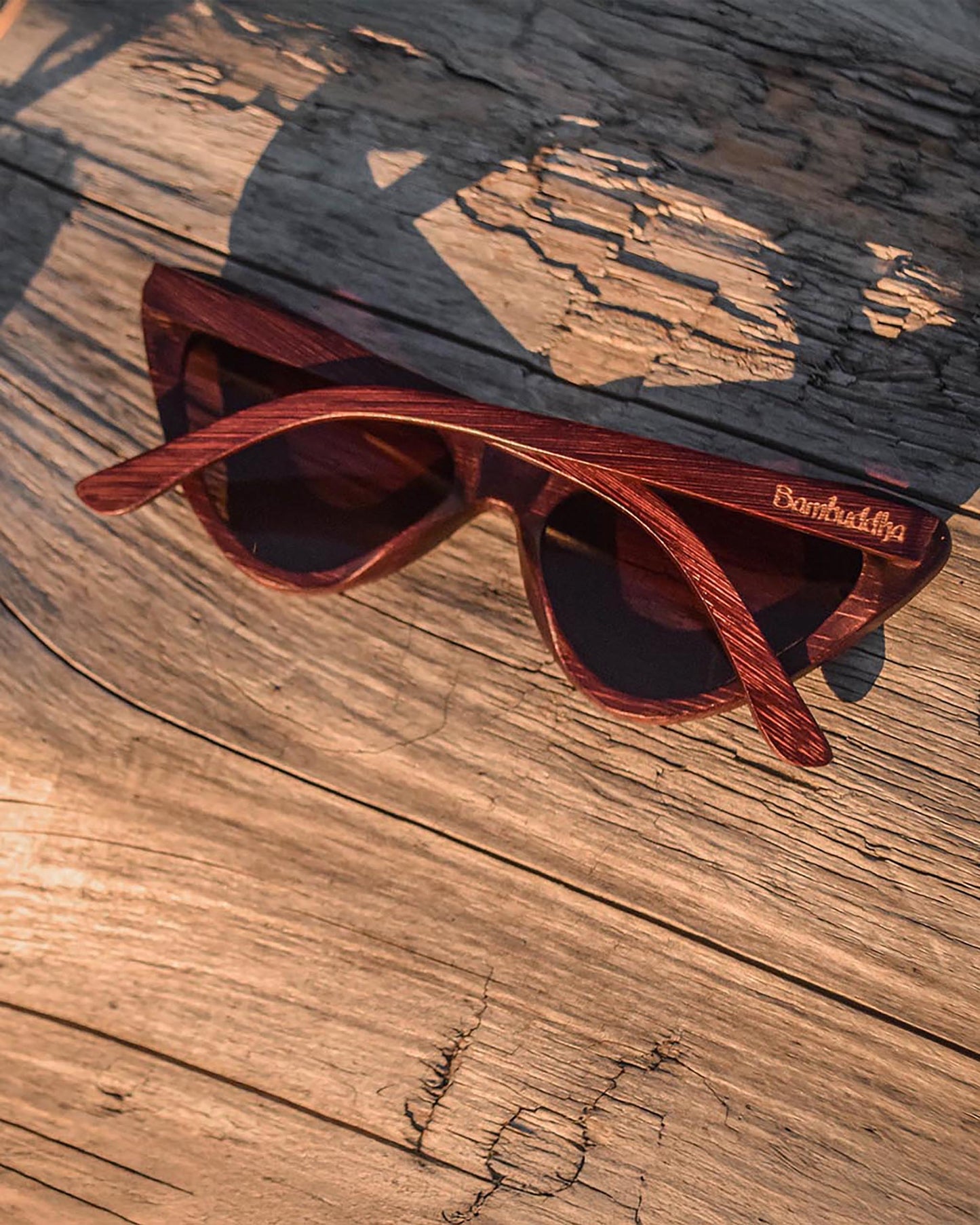 Betty | Polarized Bamboo Sunglasses-4