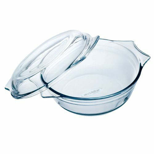Borosilicate Glass Round Casserole 1.25L - Arcuisine