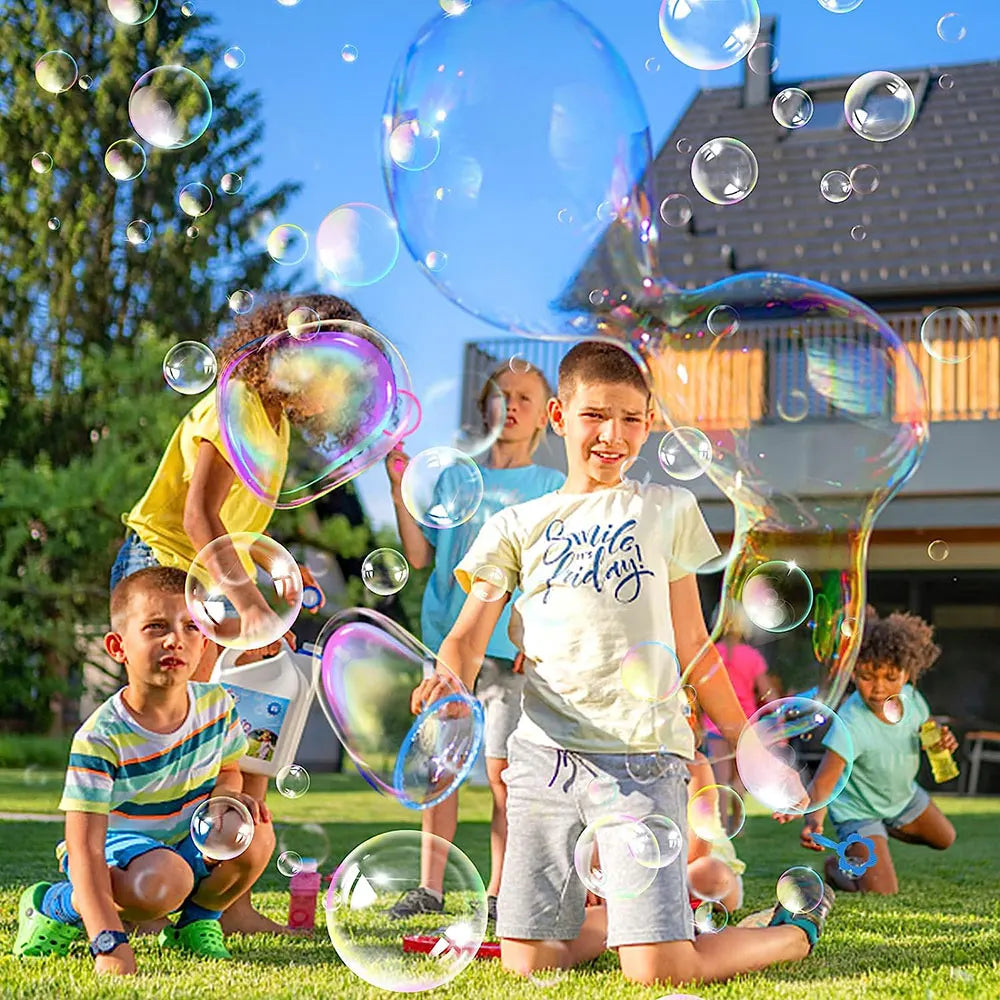 Bubble Blowing Tools Set for Outdoor Kids Fun-4