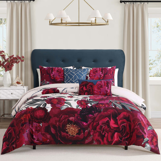 Bebejan Zinnia 5 Piece Reversible Comforter Set-0