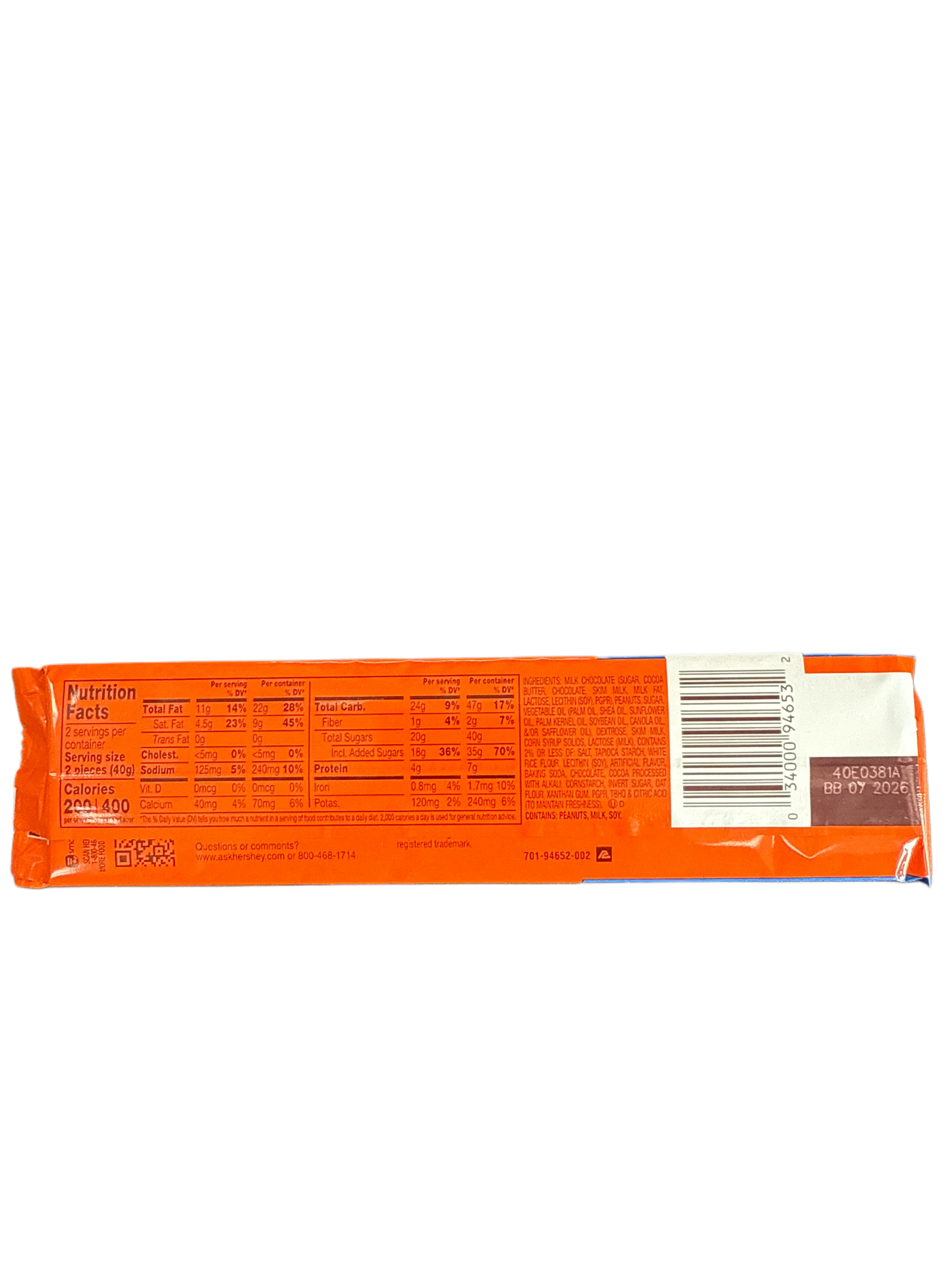 Reeses King Size Oreo Peanut Butter Cups 79G - U.S Edition