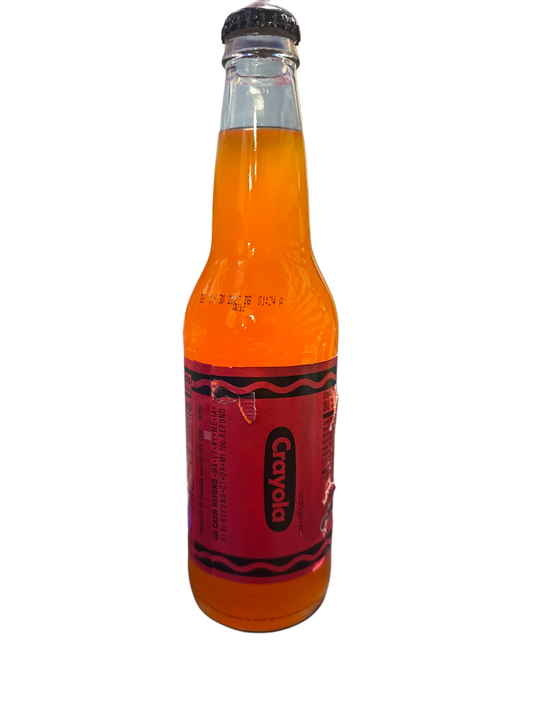 Jones Crayola Limited Edition Orange Red Glass Bottle 355ML - U.S Edition