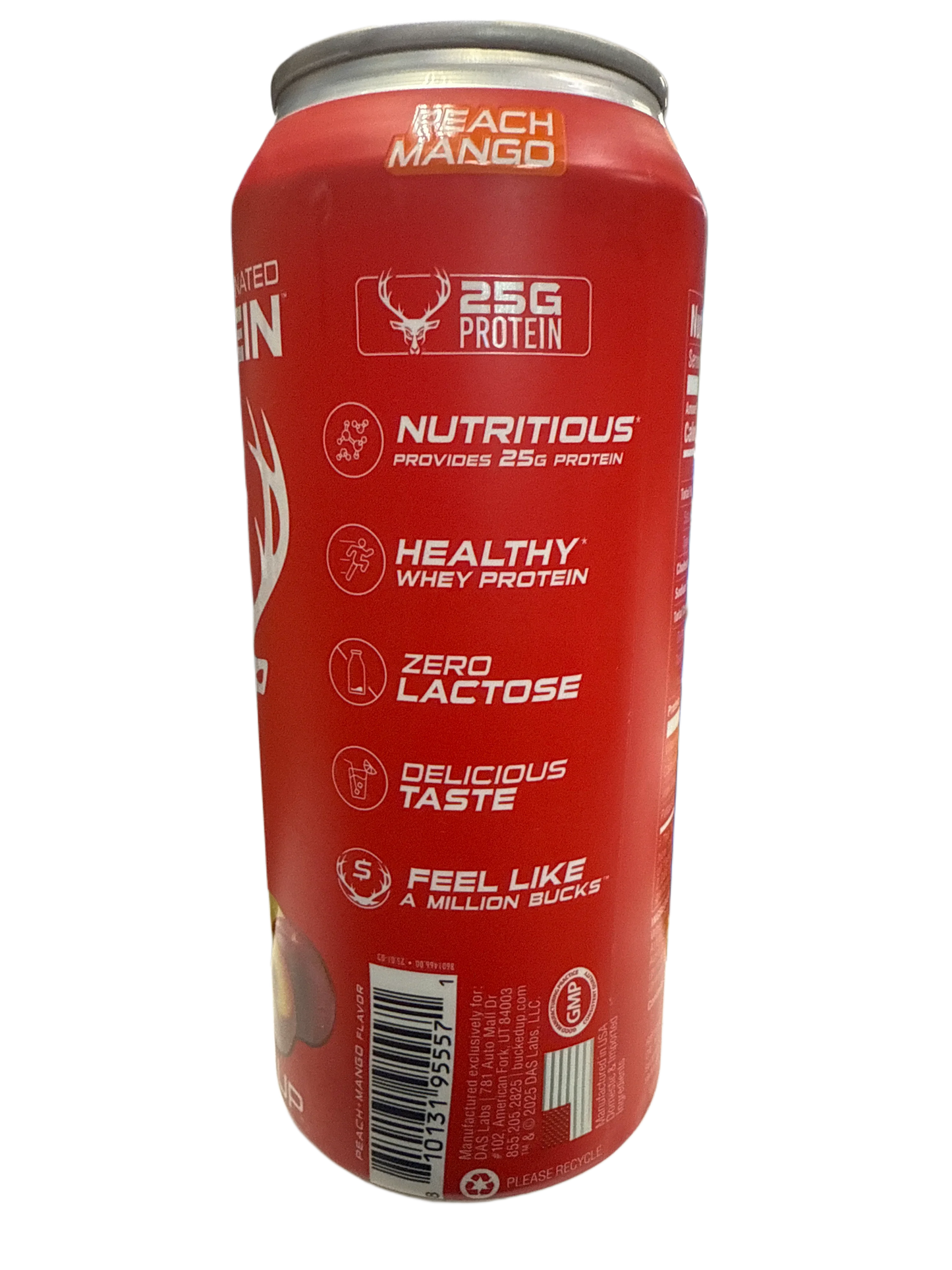 Bucked Up Lightly Carbonated Protein Peach Mango Flavoured 473ML - U.S Edition