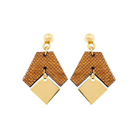 Cacah Gori Recycled Wood Earrings-0