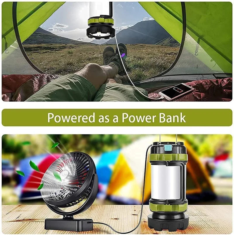 Rechargeable Camping Lantern & Power Bank Flashlight-3