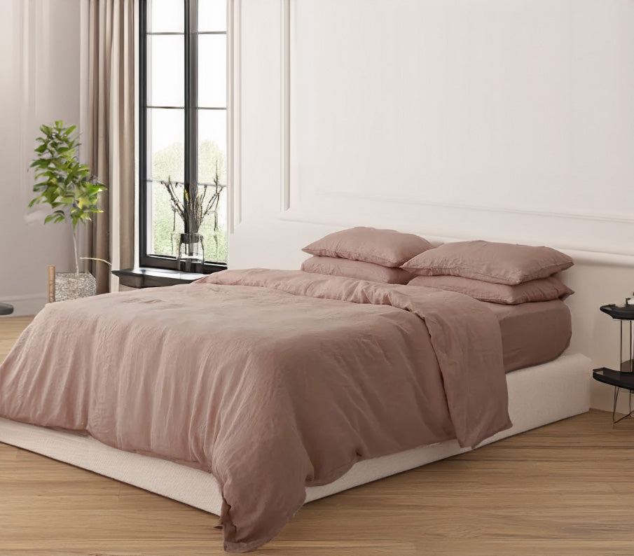 Pure Linen Sheet Sets-17