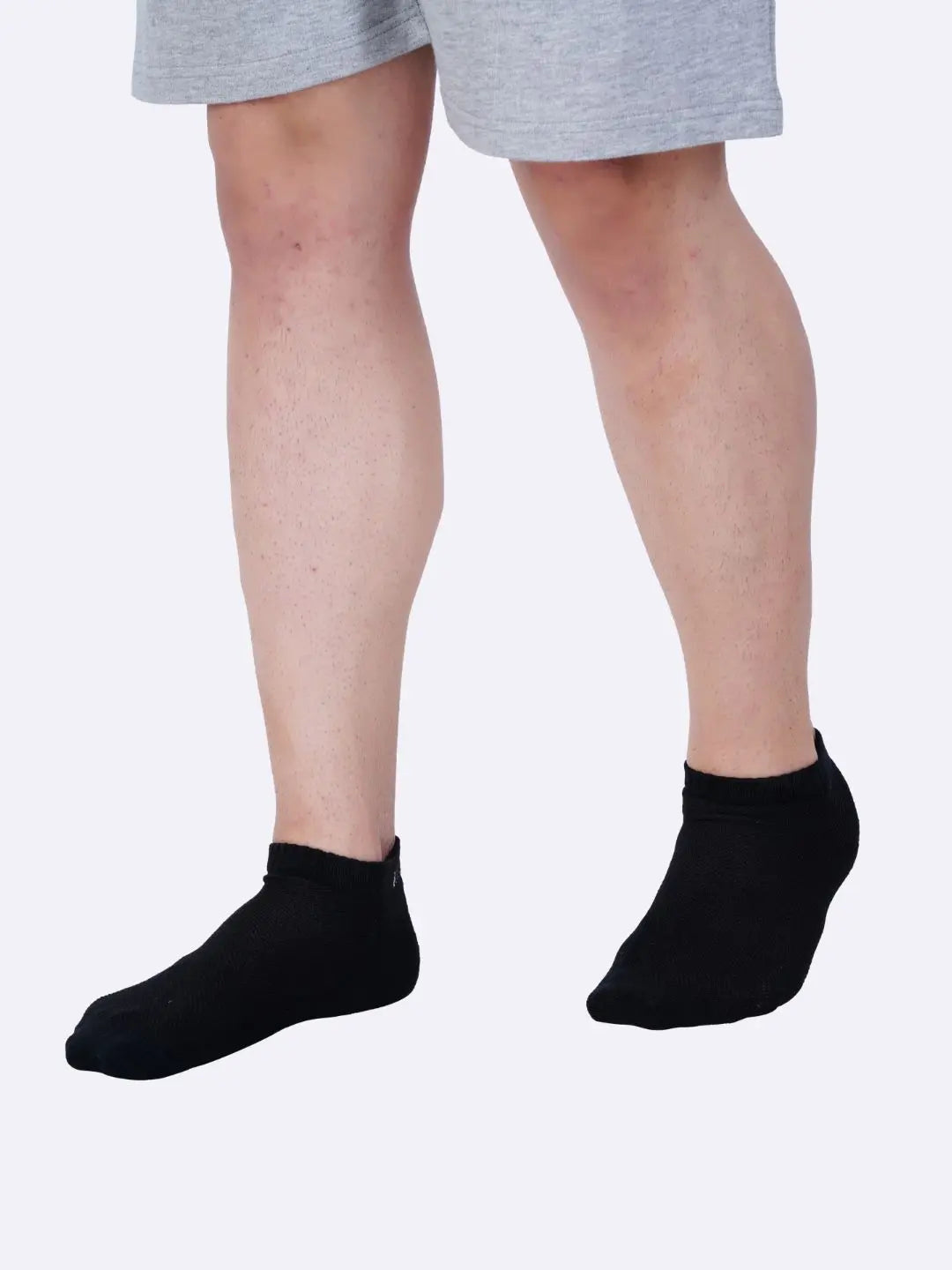 Pair of low ankle socks in a neutral color