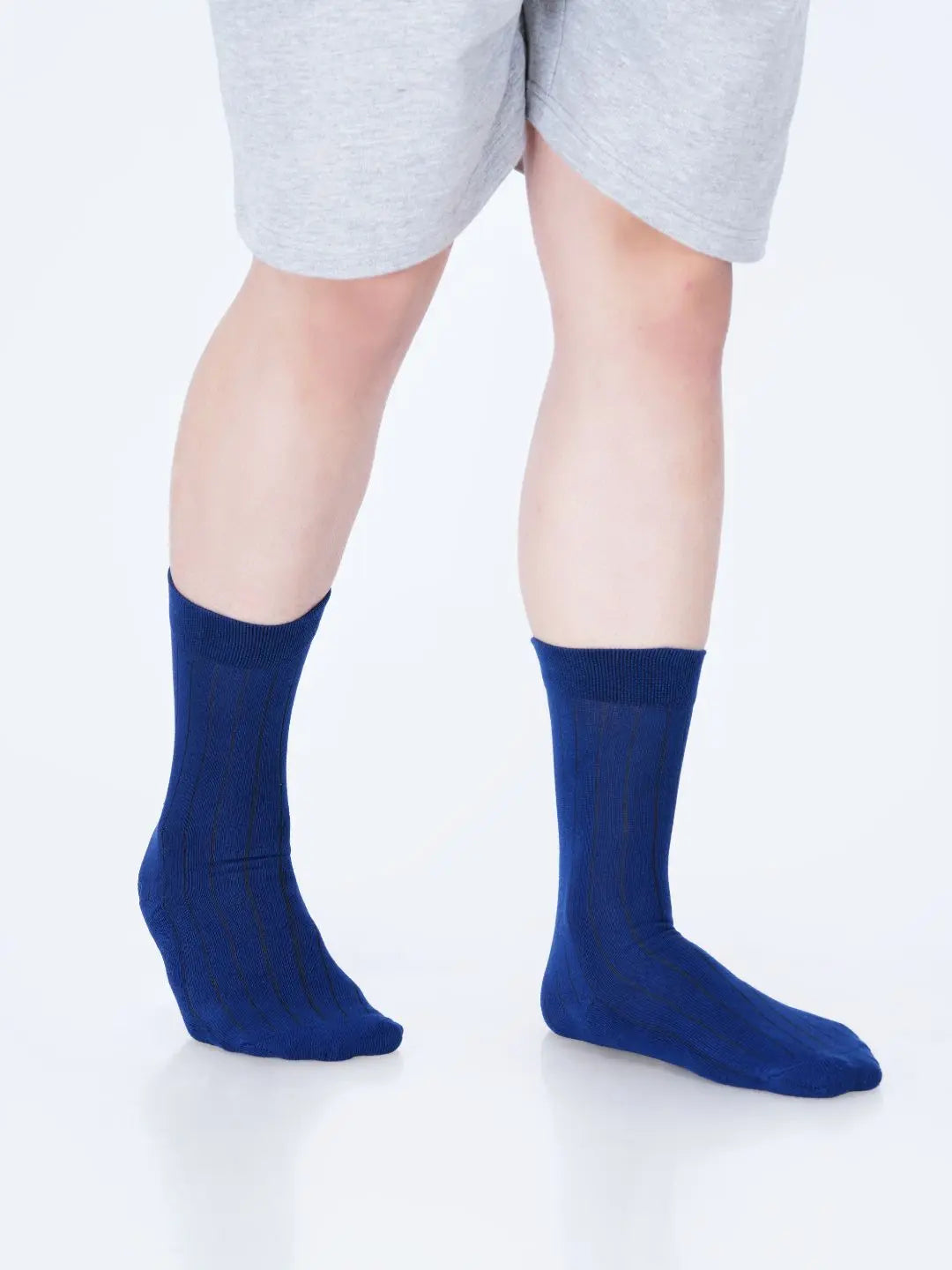 Comfortable men’s dress socks with stretch fit and soft fabric