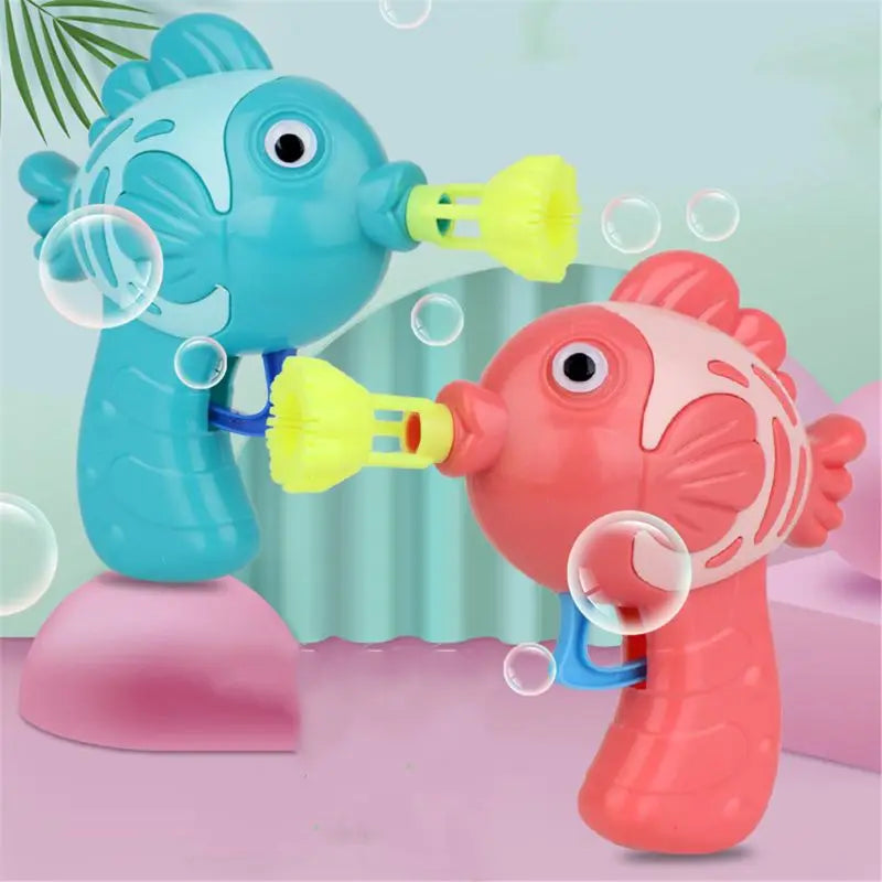 Cute Fish Soap Water Bubble Blower Machine Toy For Kids-0