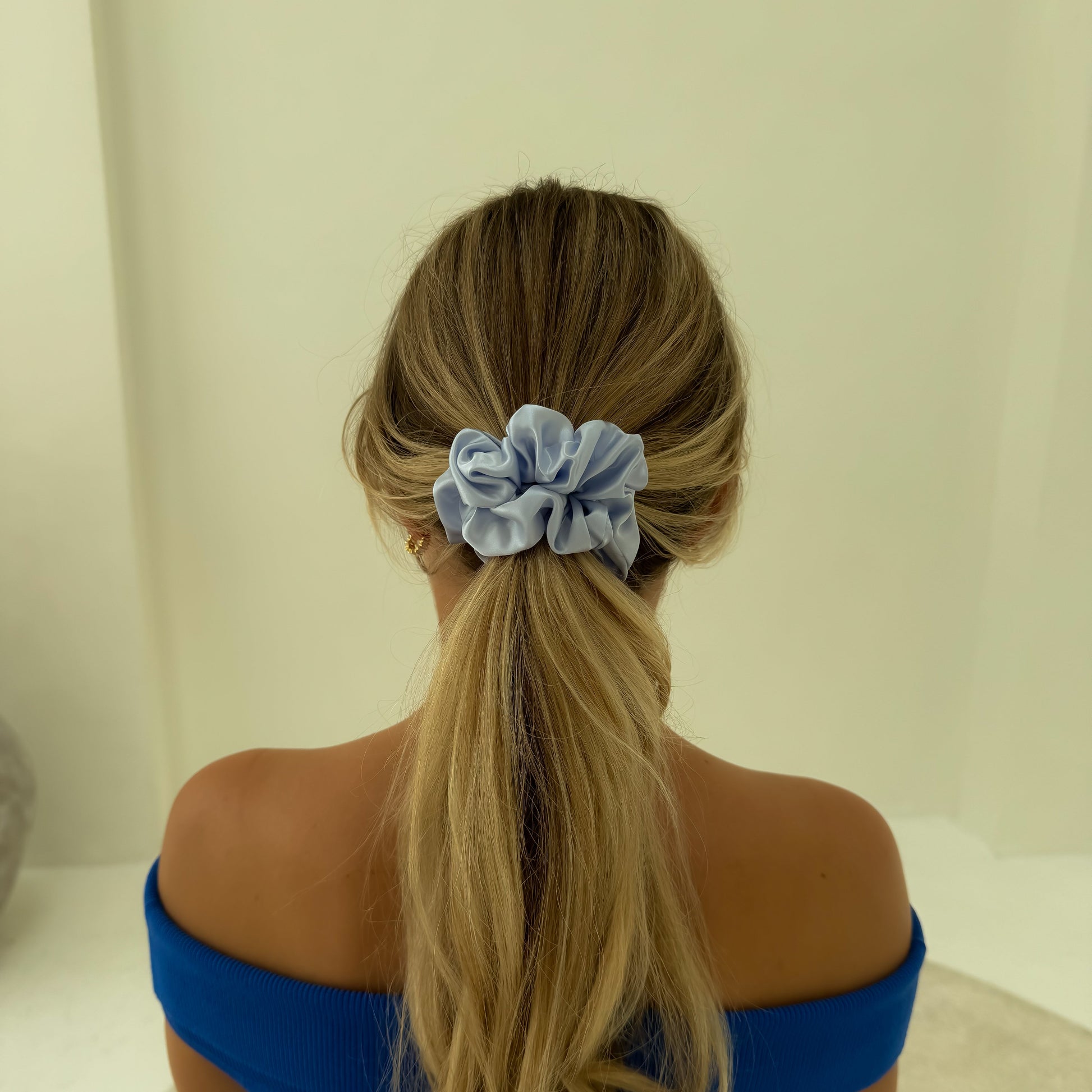 Organic Premium Silk Scrunchie - Halo-2