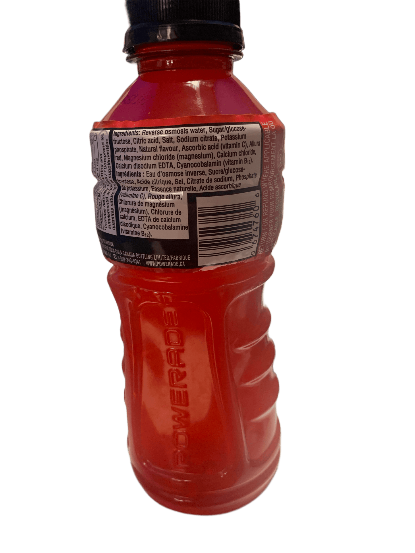 Powerade Fruit Punch Flavour 591ML - Canadian Edition