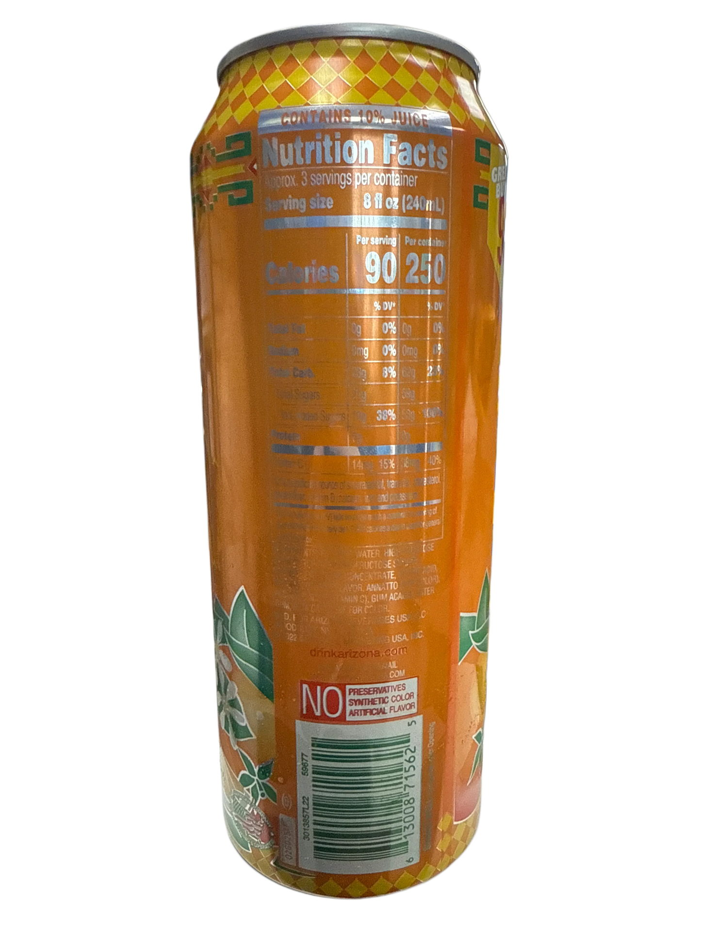 Arizona Orangeade Drink 650ML - U.S Edition