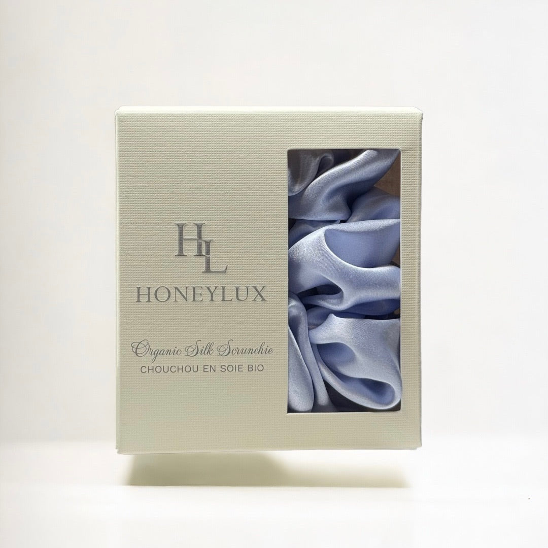 Organic Premium Silk Scrunchie - Halo-3