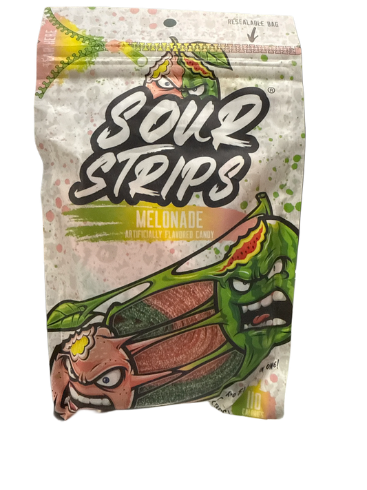 Sour Strips Melonade Flavoured Candy Strips 96G - U.S Edition
