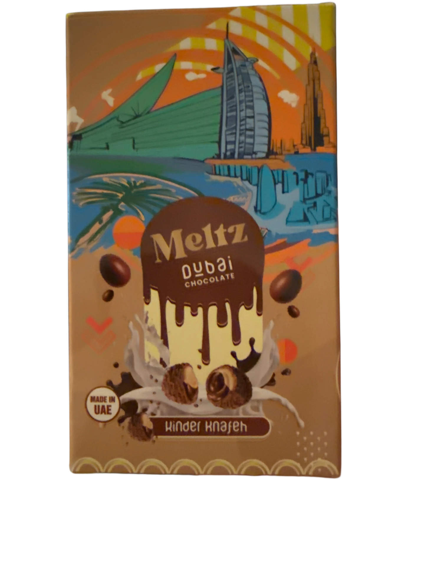 Meltz Dubai Chocolate Kinder Knafeh Flavour 75G - Dubai Edition