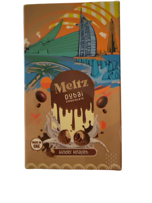 Meltz Dubai Chocolate Kinder Knafeh Flavour 75G - Dubai Edition