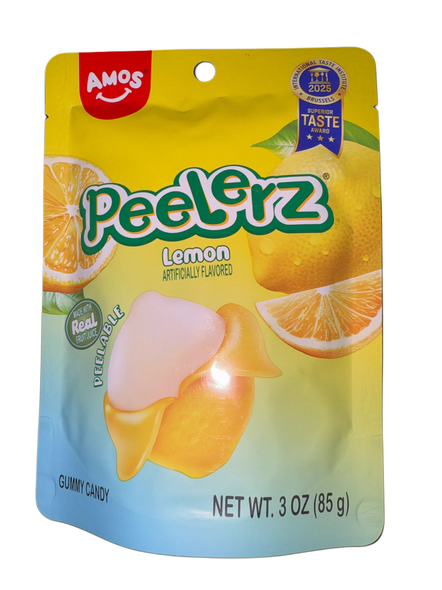 Amos Peelerz Gummy Lemon 85G - U.S Edition