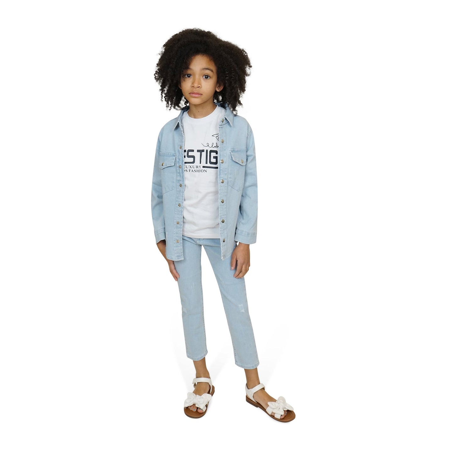 Denim Diana Girls Denim Set-1