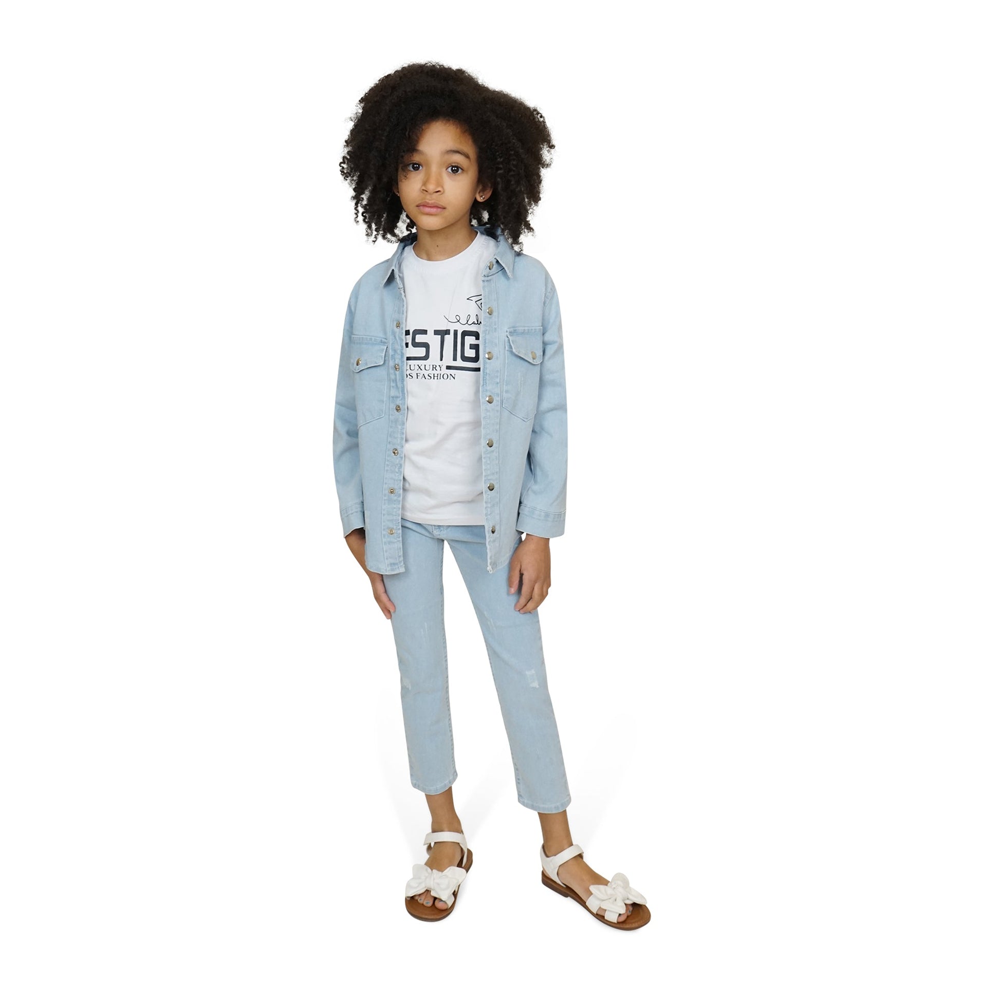 Denim Diana Girls Denim Set-1