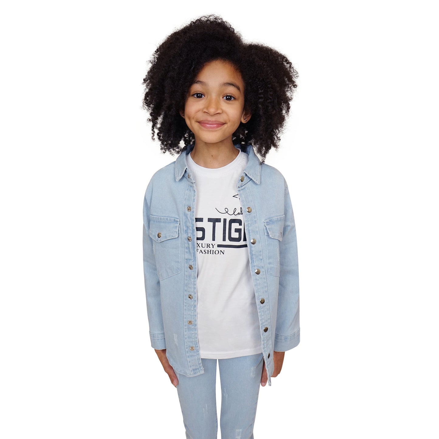 Denim Diana Girls Denim Set-0