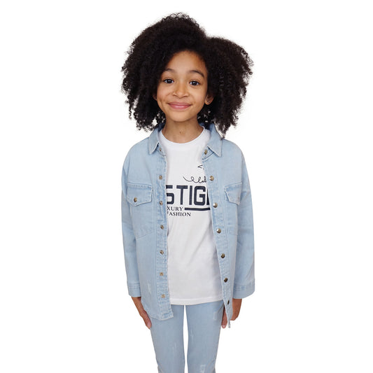 Denim Diana Girls Denim Set-0