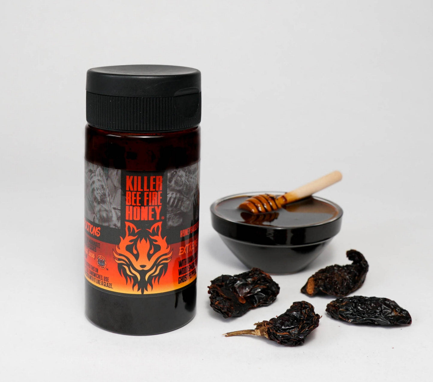 Killer Bee - Fire Honey - All Natural - Hot Honey-0