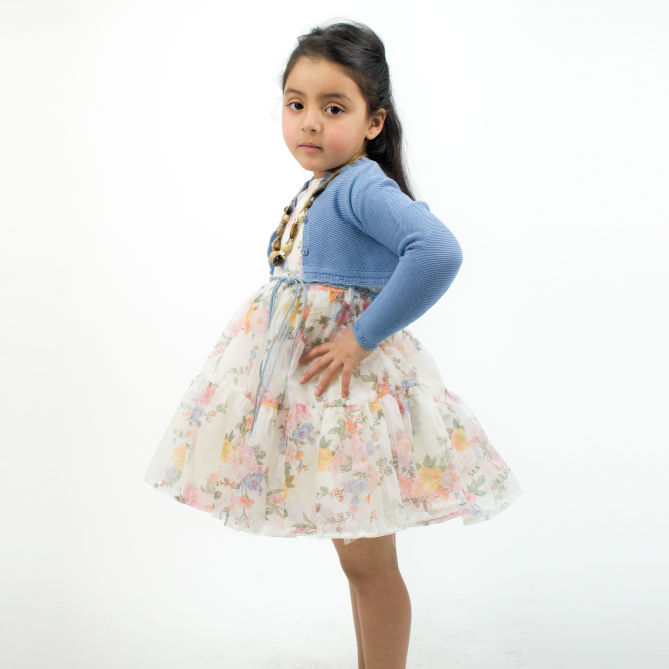 Little Darling's Girls Formal Dress-3