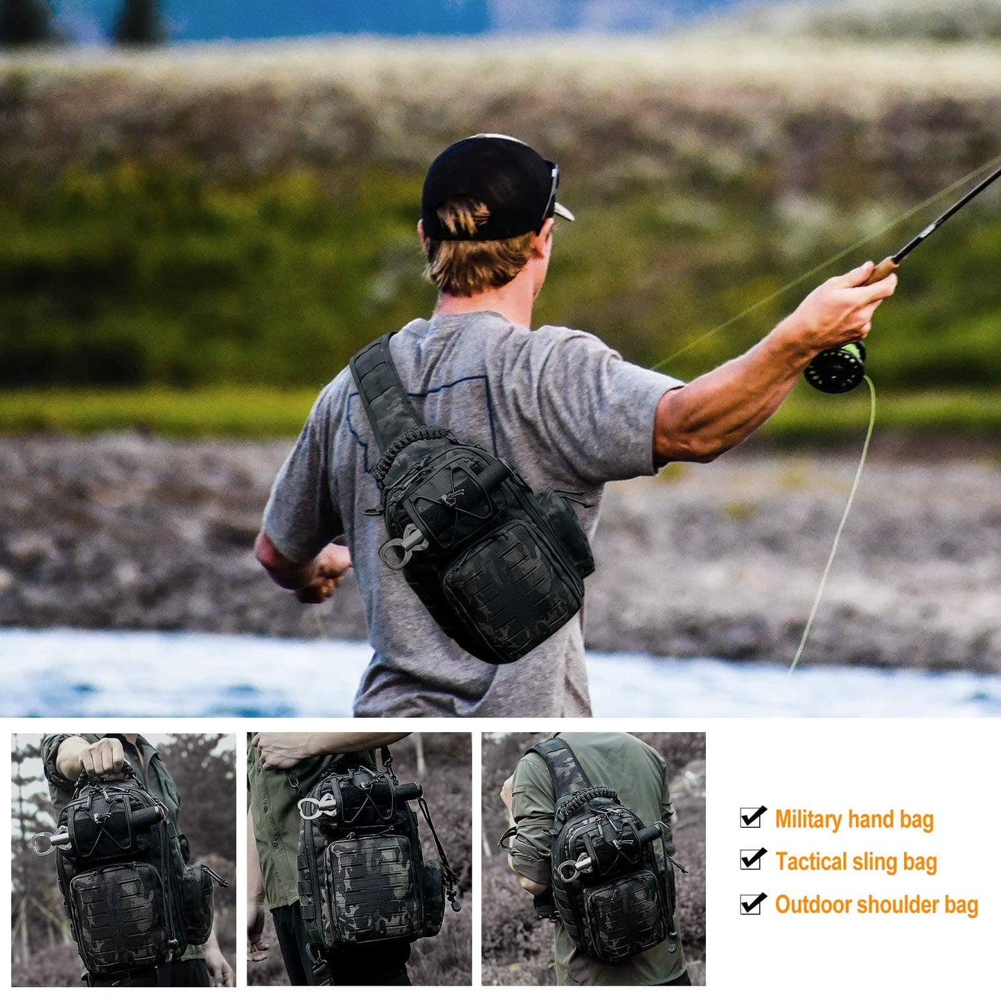 Upgrade Military Anti-Cut Waterproof Tactical Sling Bag-4