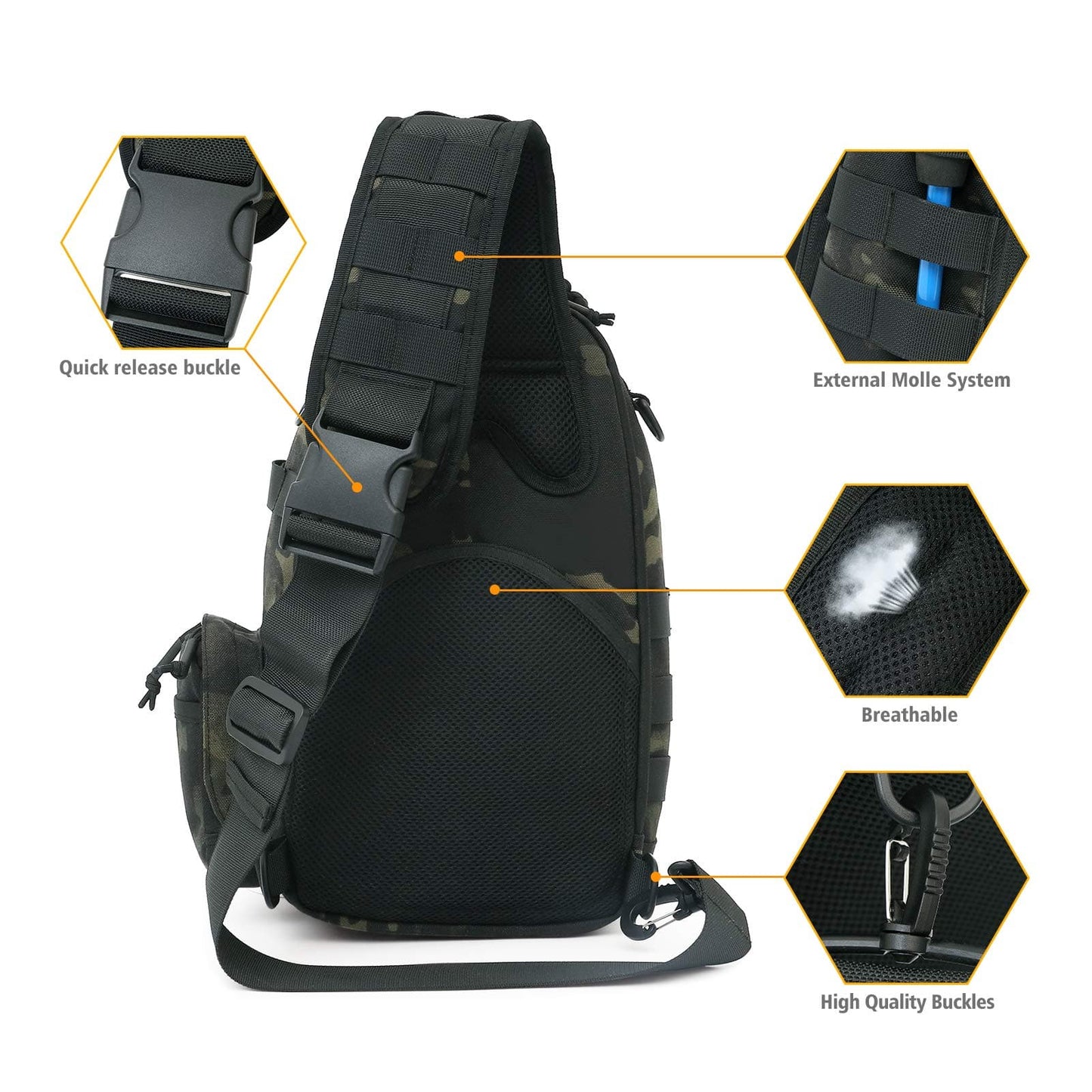 Upgrade Military Anti-Cut Waterproof Tactical Sling Bag-3