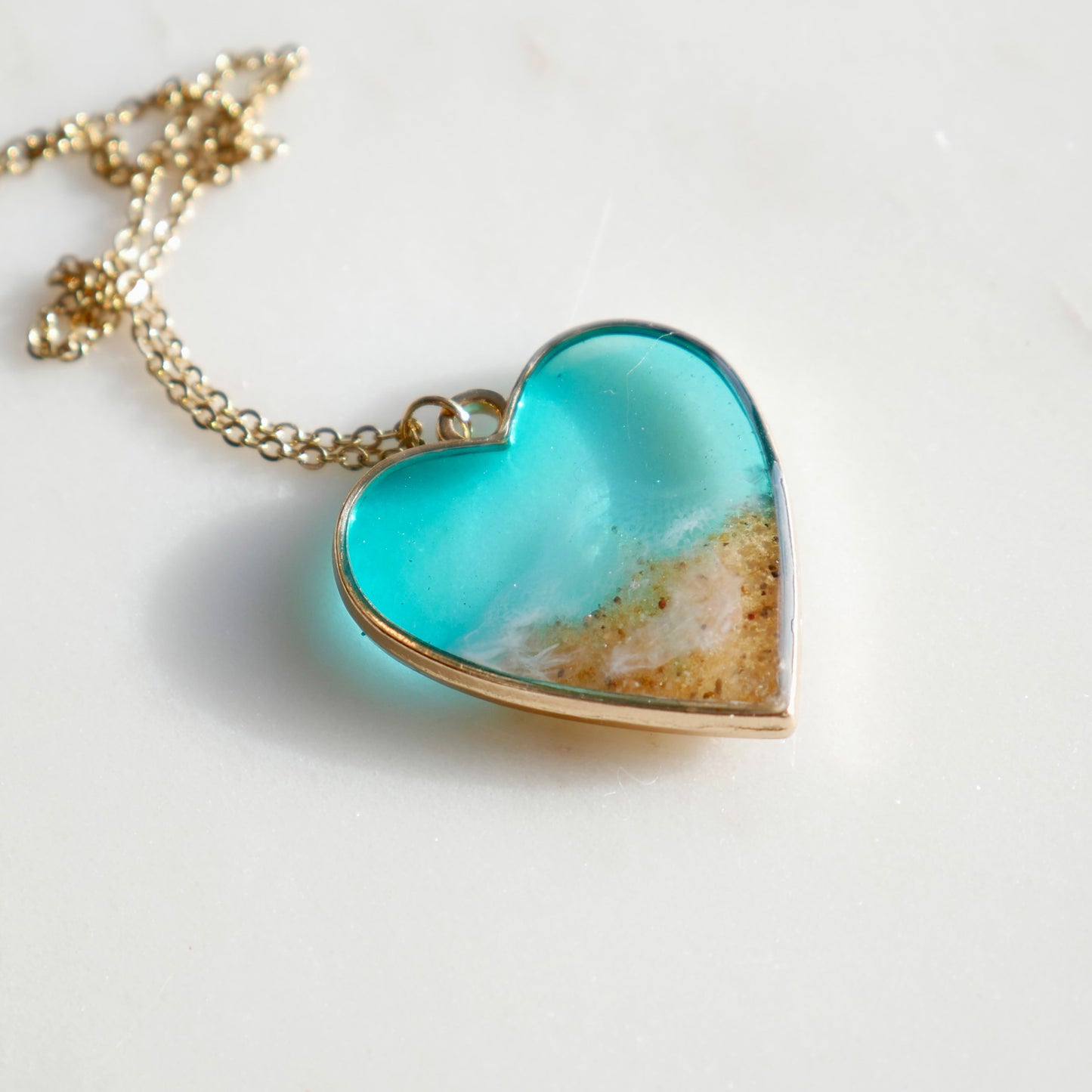 Collier Tulum - coeur (grand)