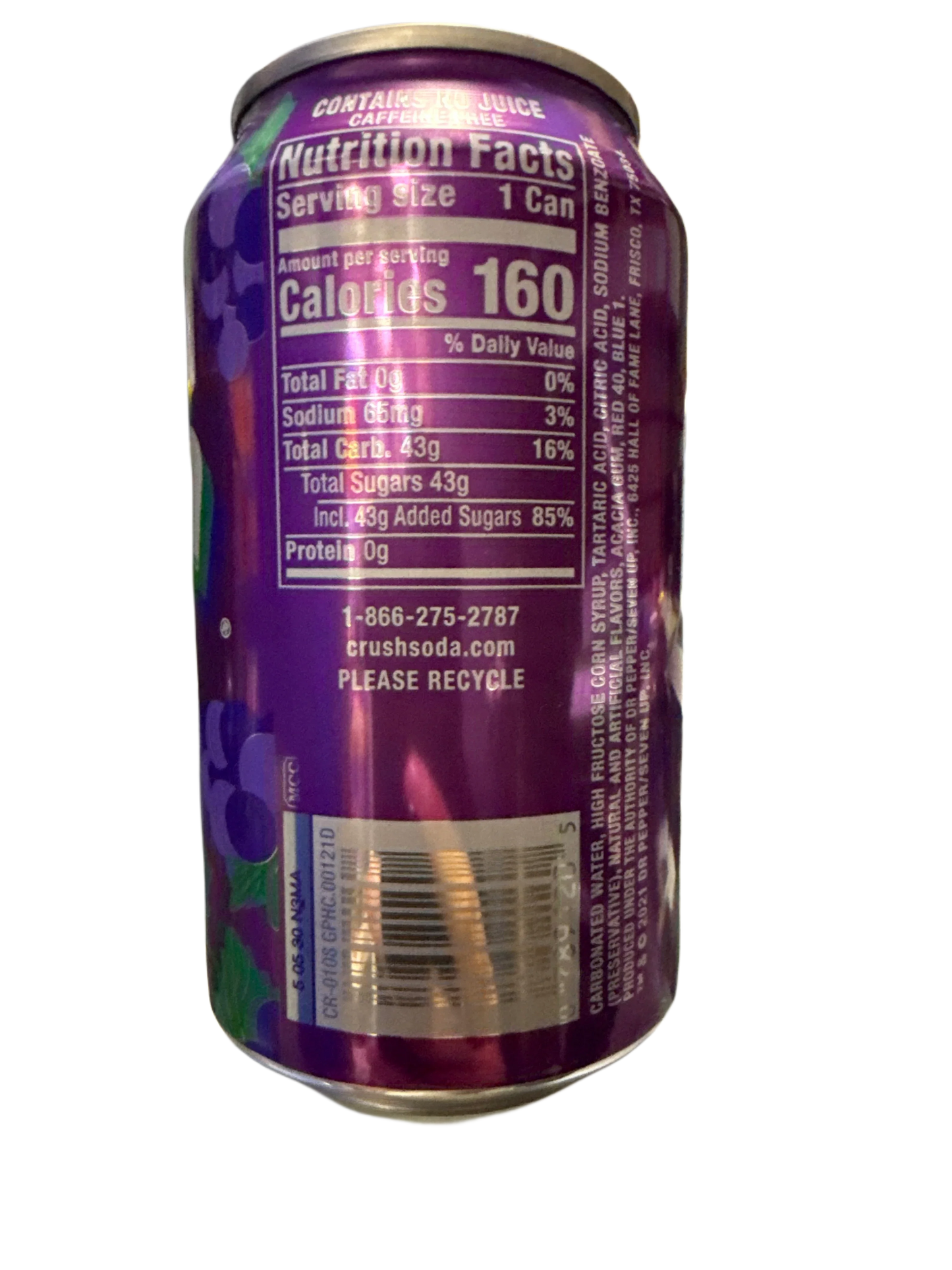 Crush Grape Soda 355ML - U.S Edition