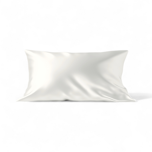King Organic Silk Pillowcase - White-0