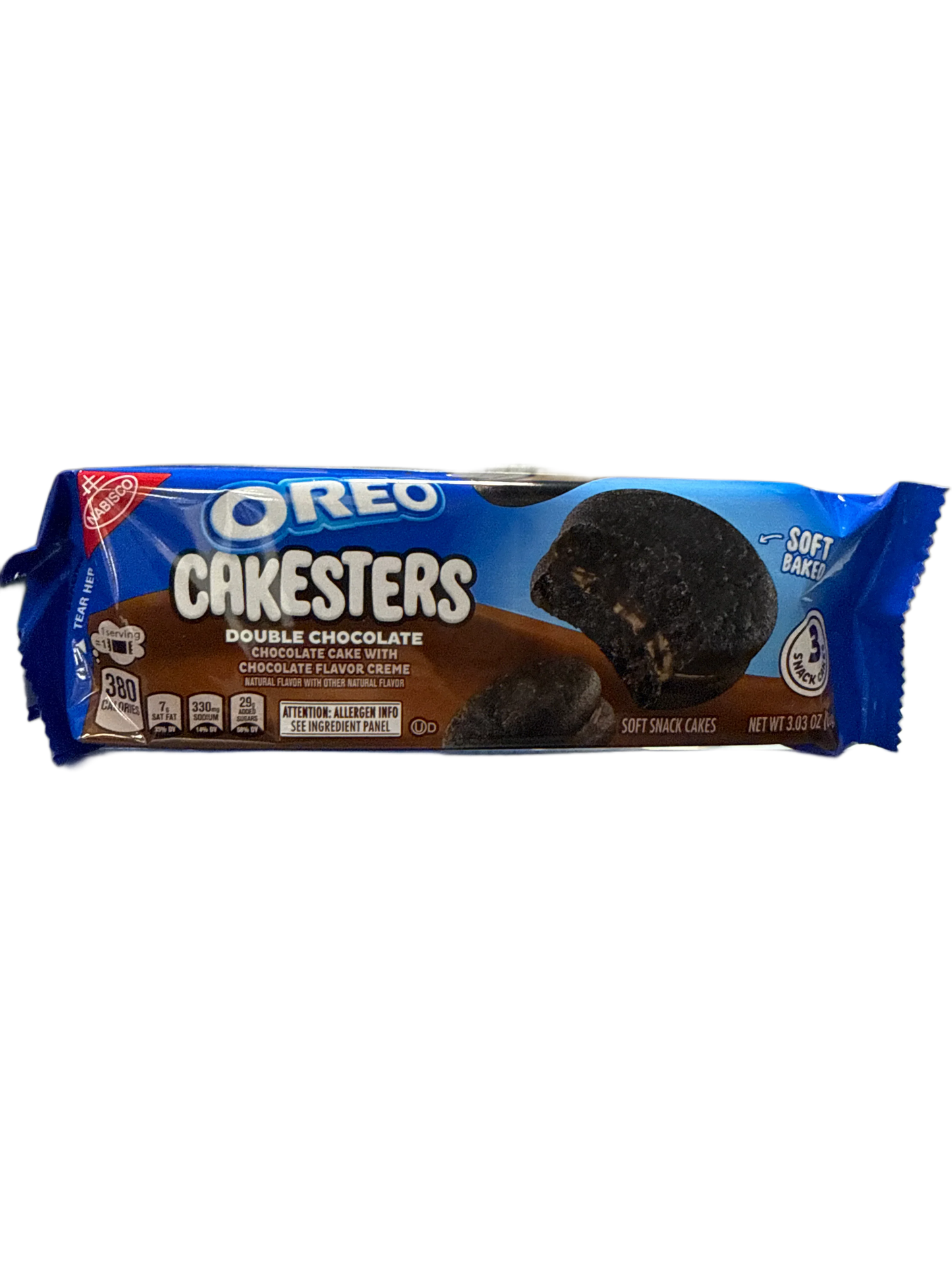 Oreo Cakesters Double Chocolate 3 Pack 86G - U.S Edition