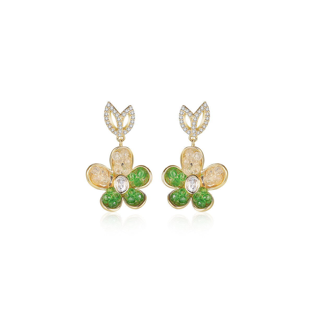 Legend Idyllia Green Earrings-0