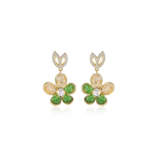 Legend Idyllia Green Earrings-0