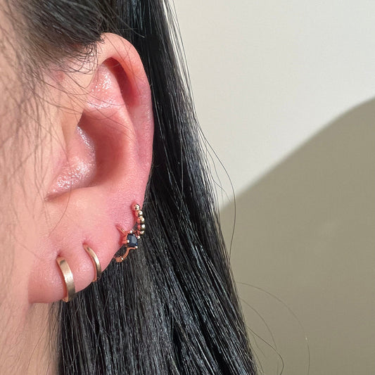 10mm Huggie Earring-2