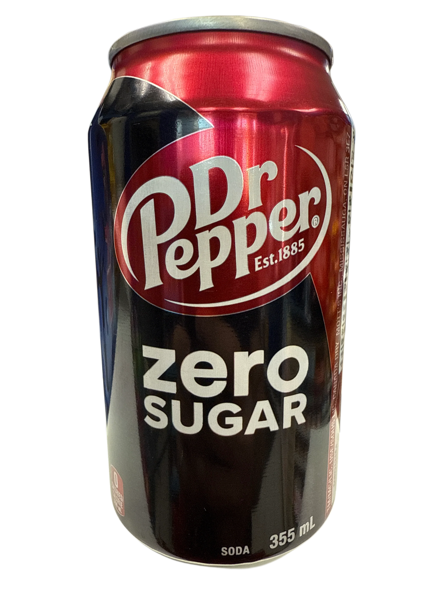 Dr Pepper Zero Sugar Can 355ML – Canadian Edition Rare Zero-Calorie Soda