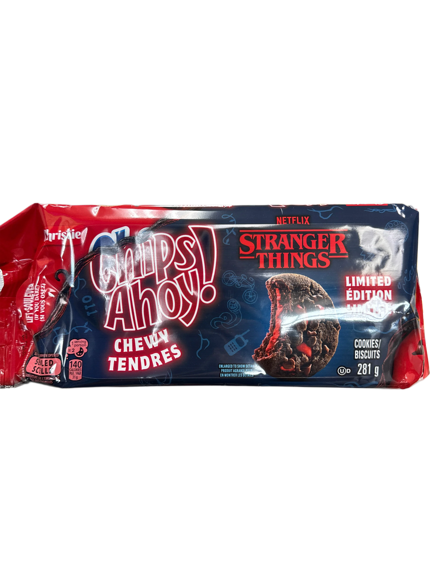Chips Ahoy Chewy Limited Edition Stranger Things Halloween Cookies 281G - Canadian Edition