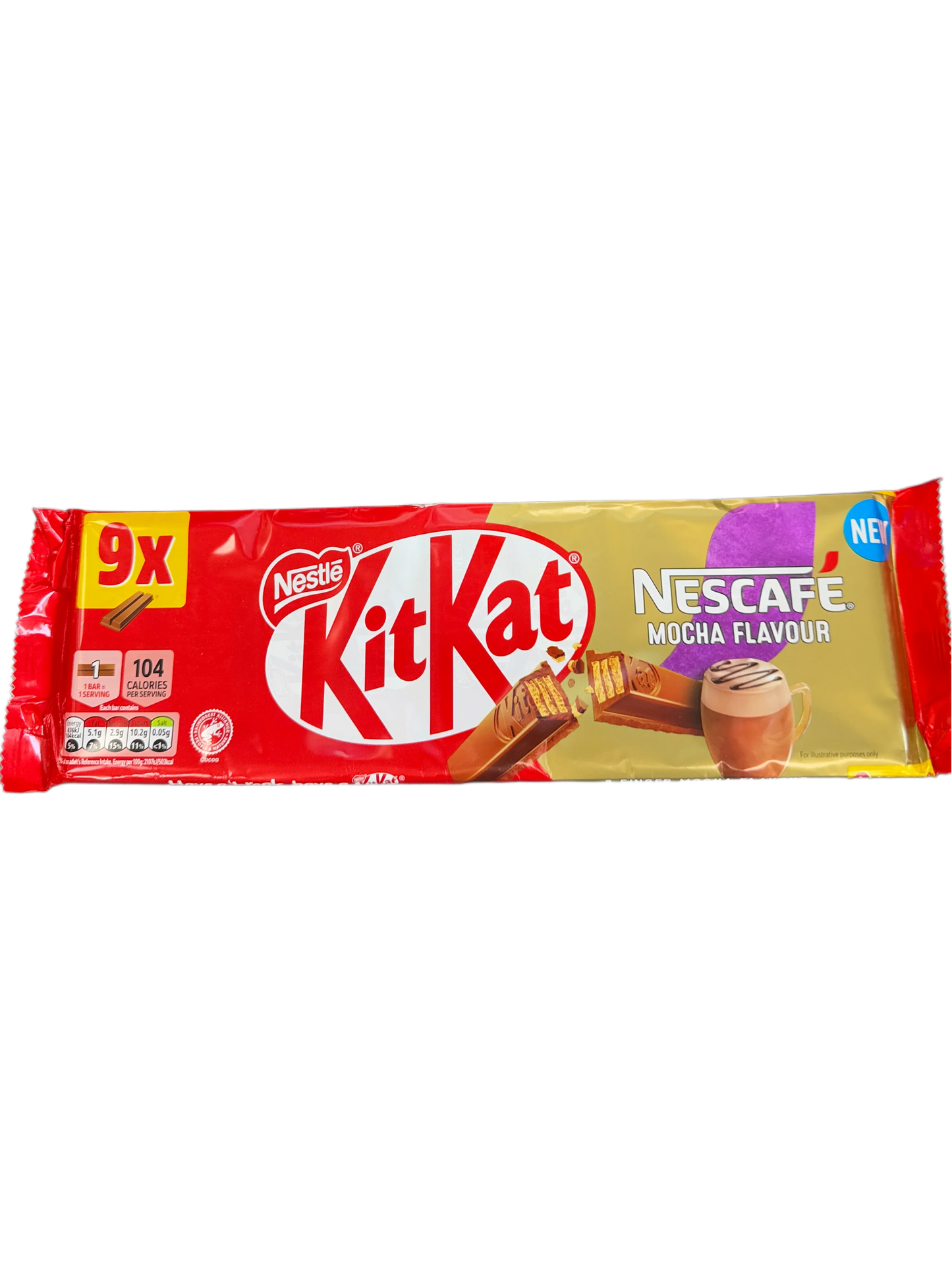 Kit Kat Nescafe Mocha Flavour 165.6G - U.K Edition