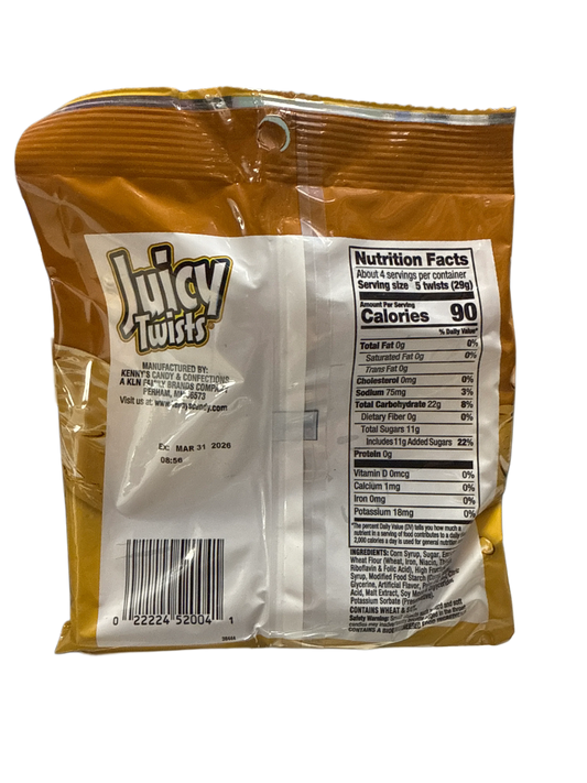 Juicy Twists Root Beer Flavour Candy 113G - U.S Edition