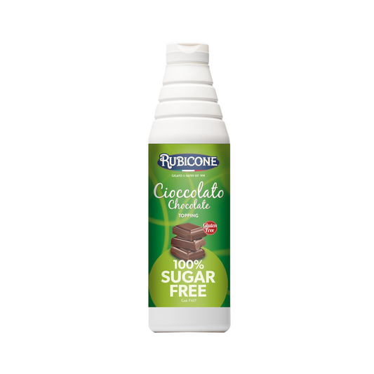 Sugarfree Chocolate Topping - 1 KG Squeeze Bottle - Rubicone Canada-0