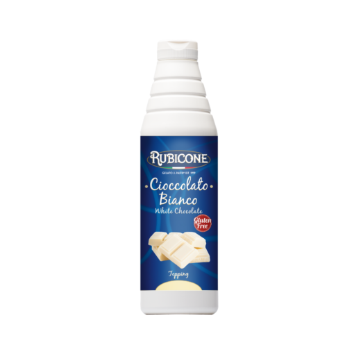 White Chocolate Topping - 1 KG Squeeze Bottle - Rubicone Canada-0
